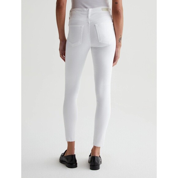 AG ADRIANO GOLDSCHMIED FARRAH SKINNY ANKLE JEANS--WHITE SIZE 24 - Picture 11 of 11